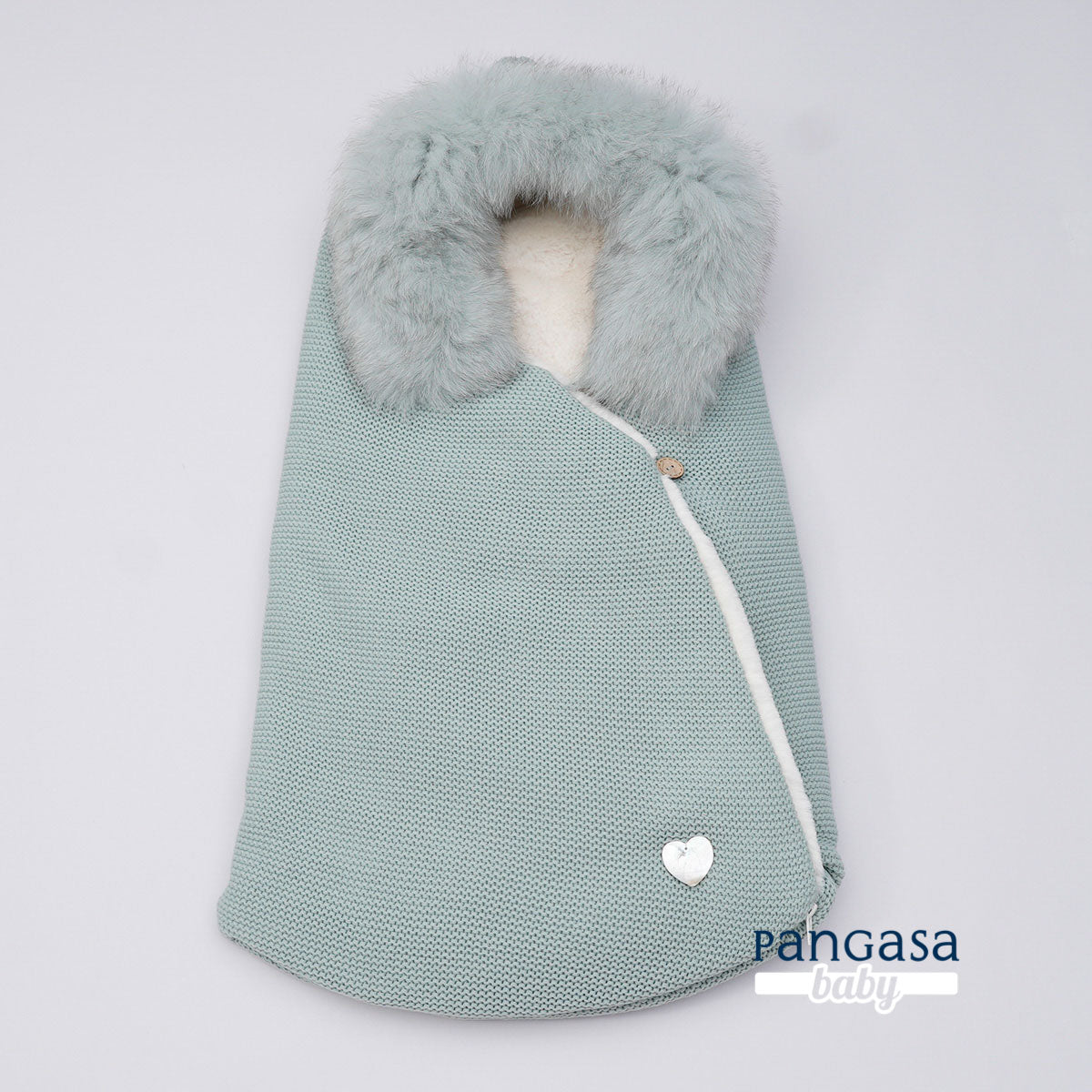 Pangasa Powder Green Luxury Fur Collection - Preorder