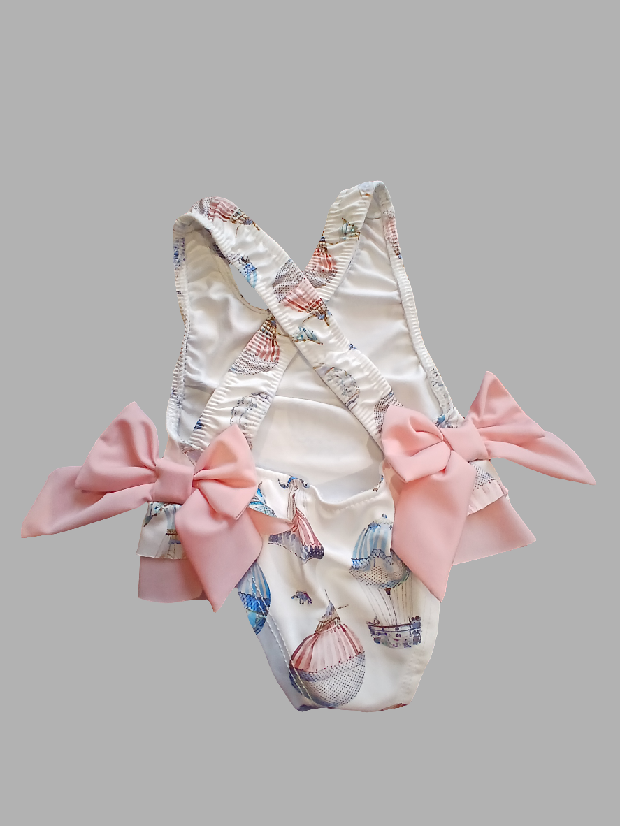 Girls Hot Air Balloon Swimming costume