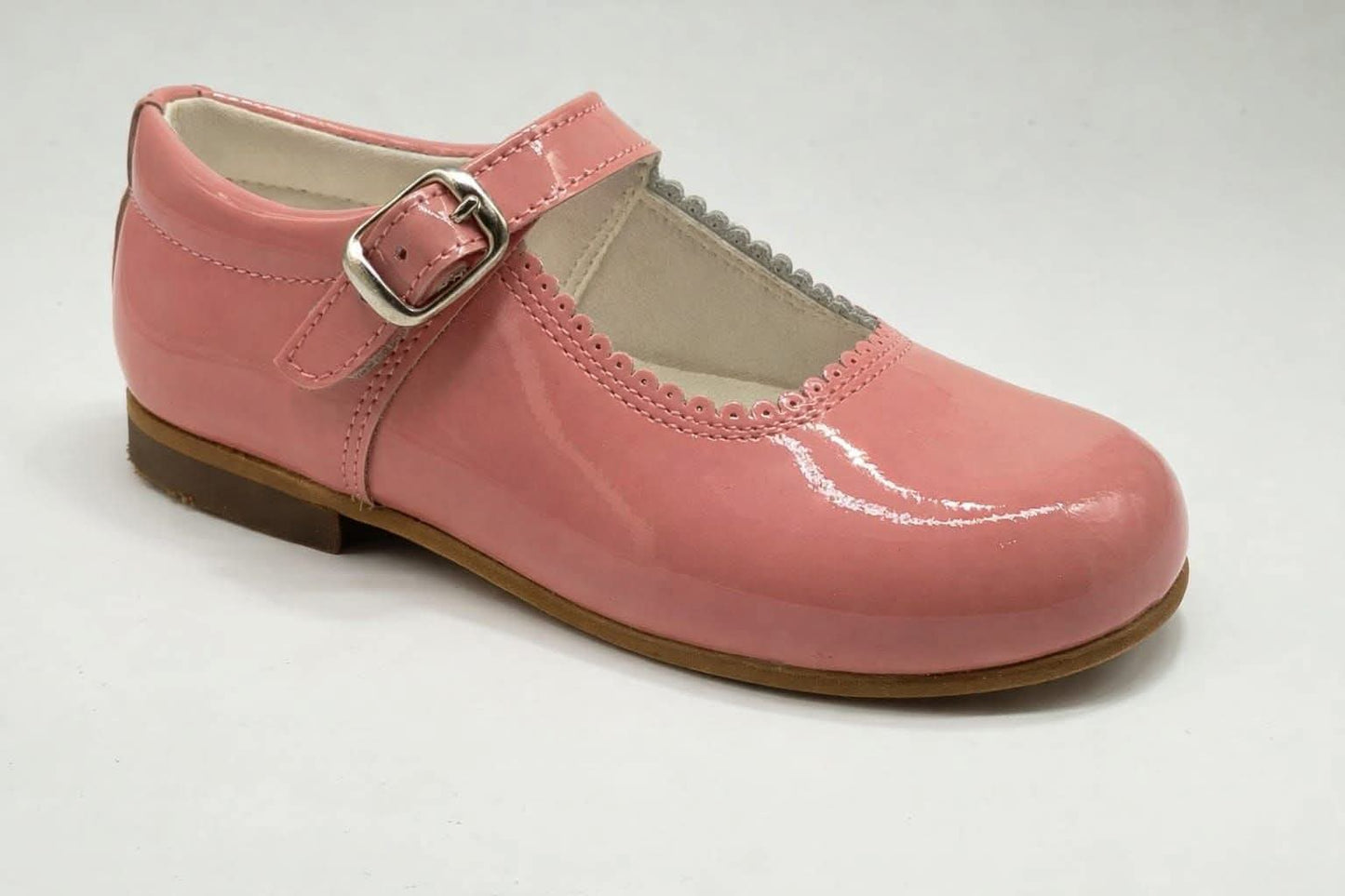 Coral Amor Bambino Mary Jane Girls Leather Patent Shoes