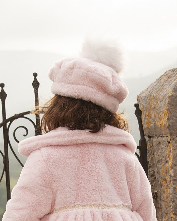 Sonata Pink Fur Coat AW (Made To Order)