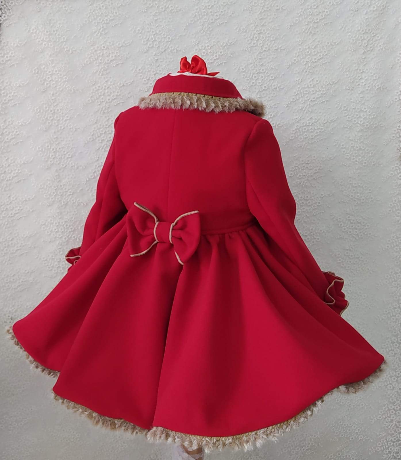 Sonata Red Clara Coat AW (Made to order)
