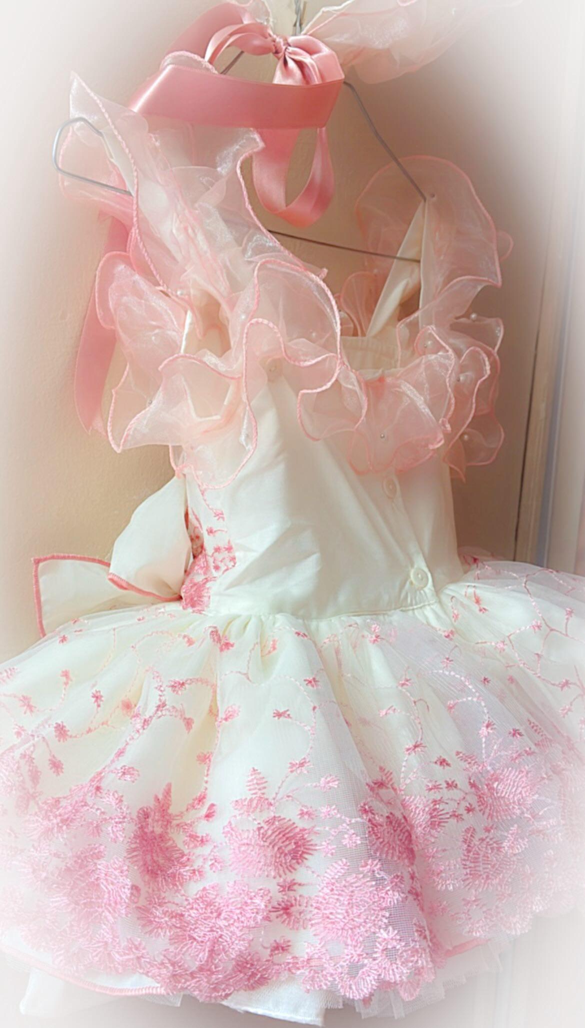 Girls Rosabella Handmade Dress, Knickers & Hairpiece Set - Ela Confeccion SS26 (Made to order)