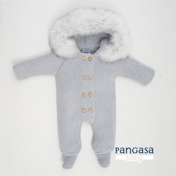 Pangasa Baby Faux Fur Pramsuit - 6 colours - Preorder