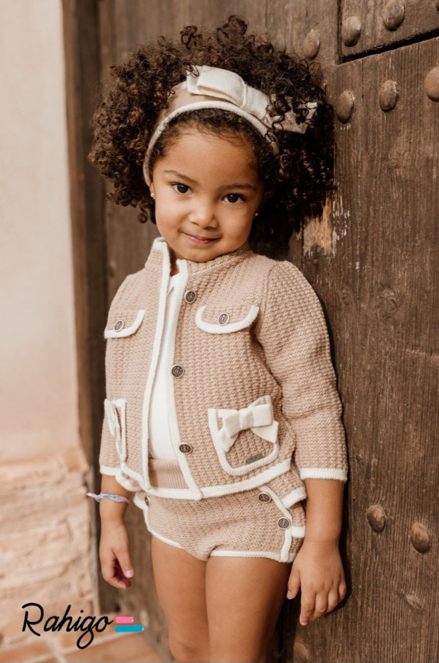 Moda Infantil Outlet Rahigo Pink Rahigo Ropa Infantil RAHIGO Pink Camel  Baby Girls Hat 22211