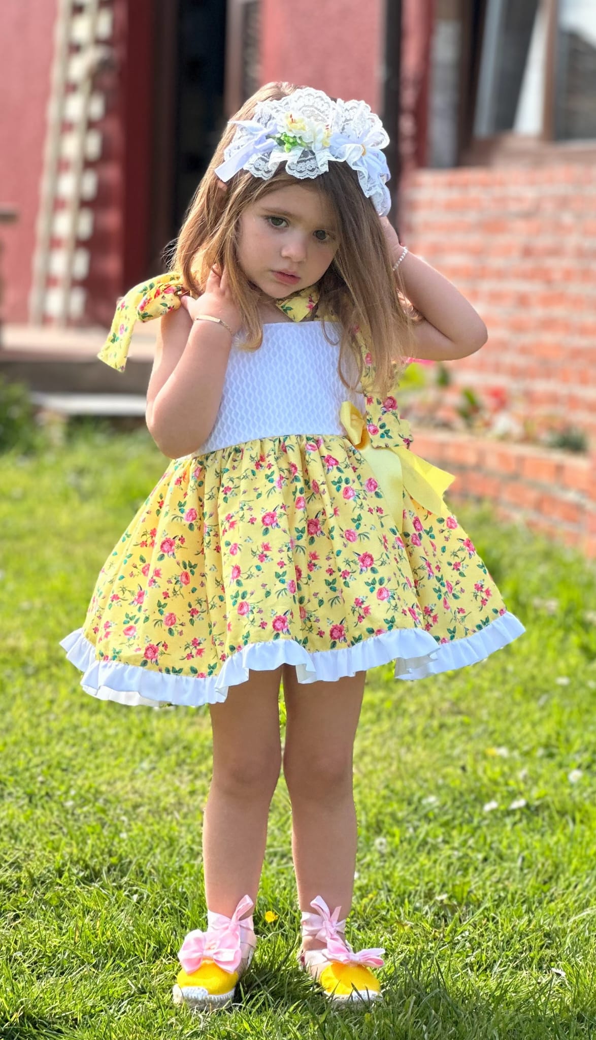 Sonata Yellow Hairband - (Made To Order)