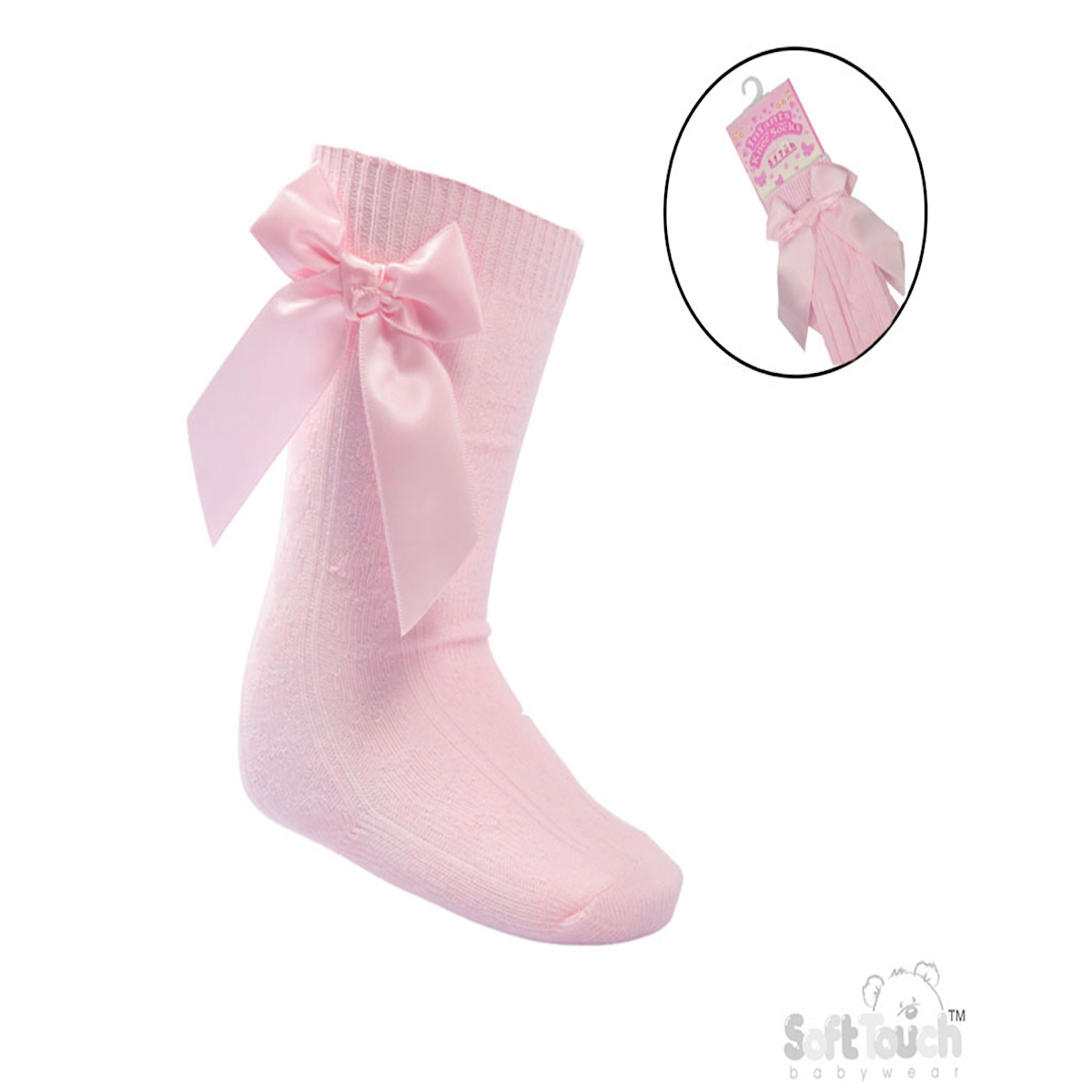Knee High Pink Socks