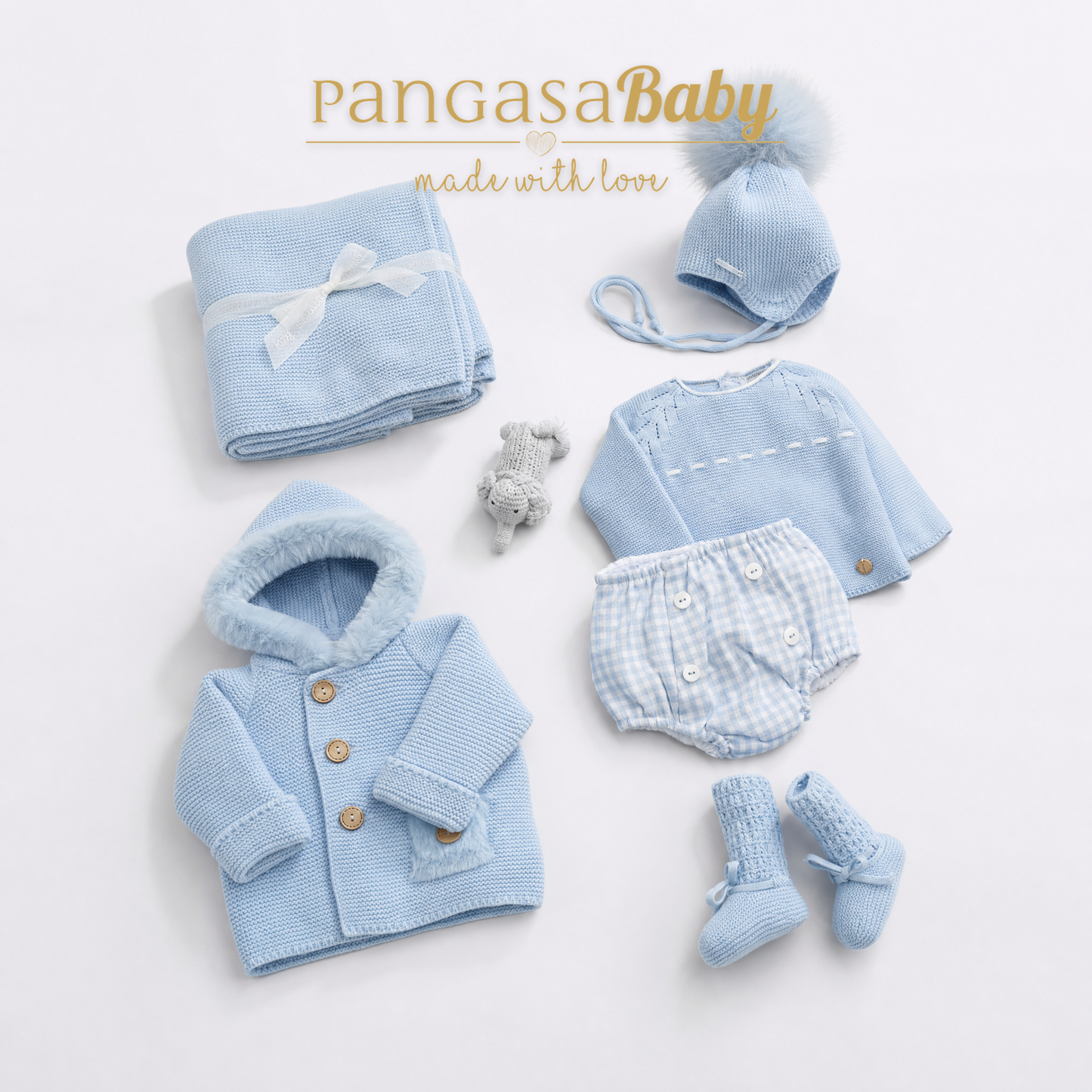 Pangasa Baby 2 Piece Boys Knitted Jumper & Jam Pant Set ~ AW26 Preorder