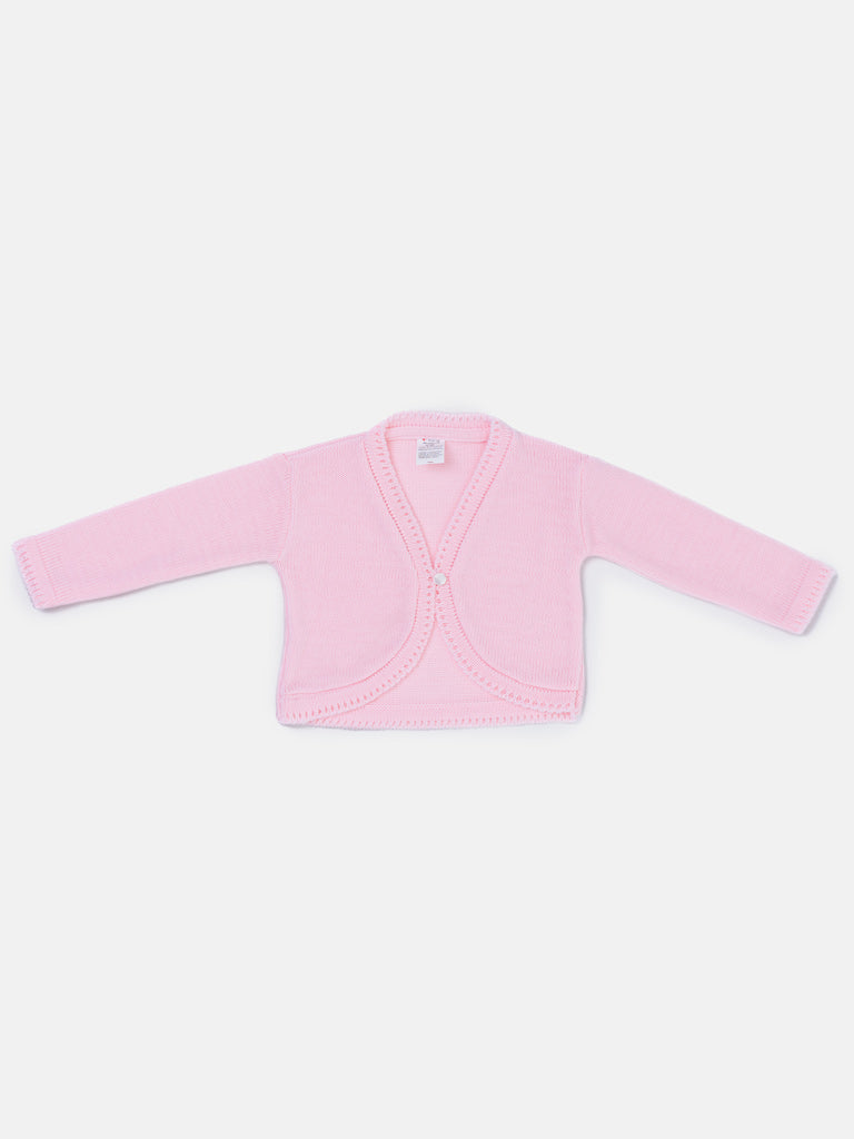 Baby Girls Medium Pink Bolero