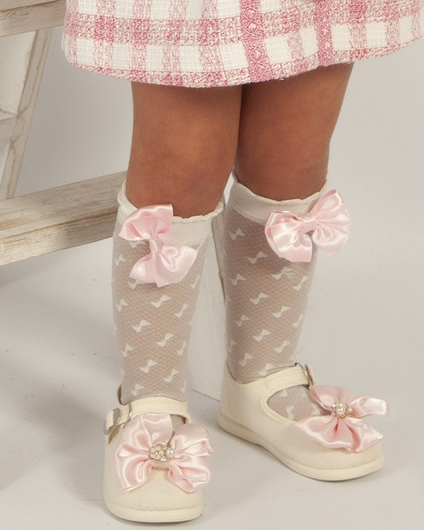 Sonata Handmade Socks SS26 (Any Colour Bow To Match Any Dress - Made to order)