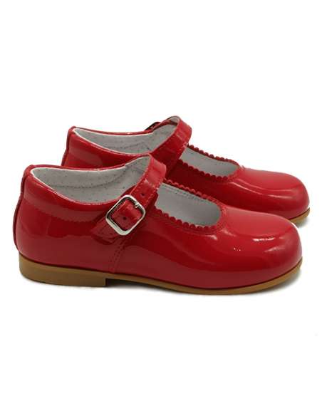 Mary Jane Patent Shoes with buckles