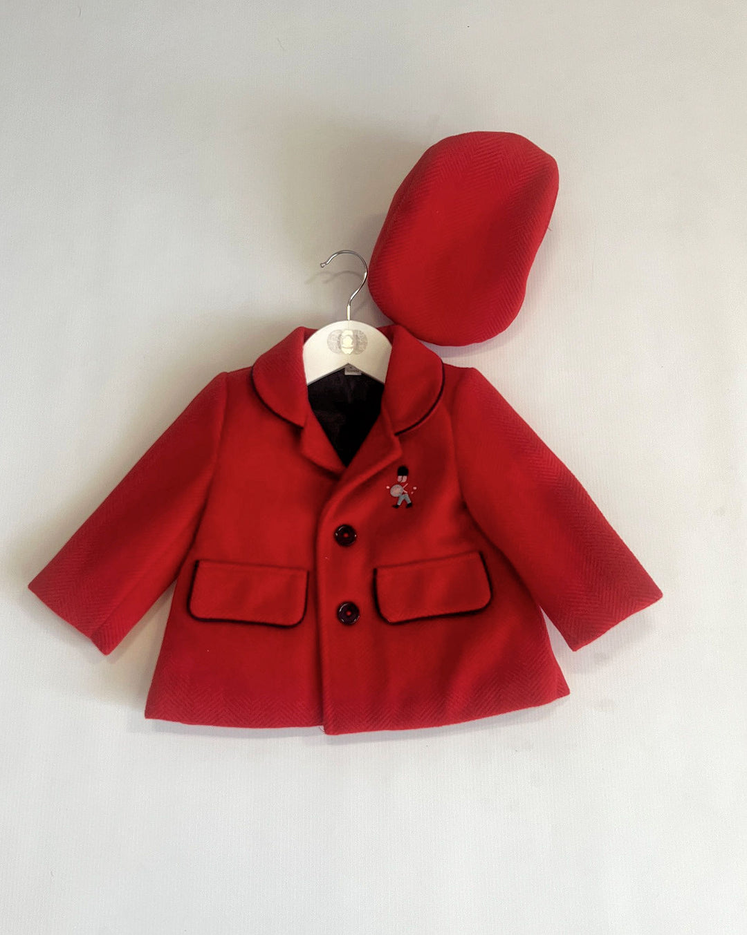 Boys Camel Soldier Jacket & Hat Set