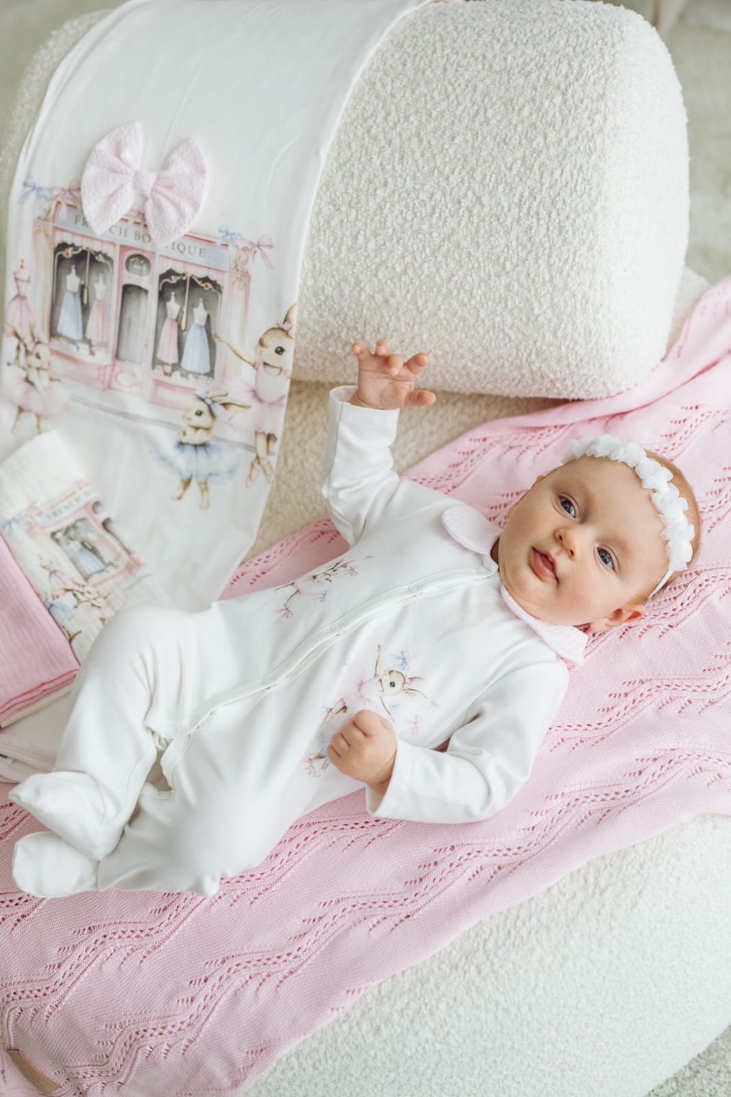 Baby Girls Lucerta Ballerina Bunny Swaddle