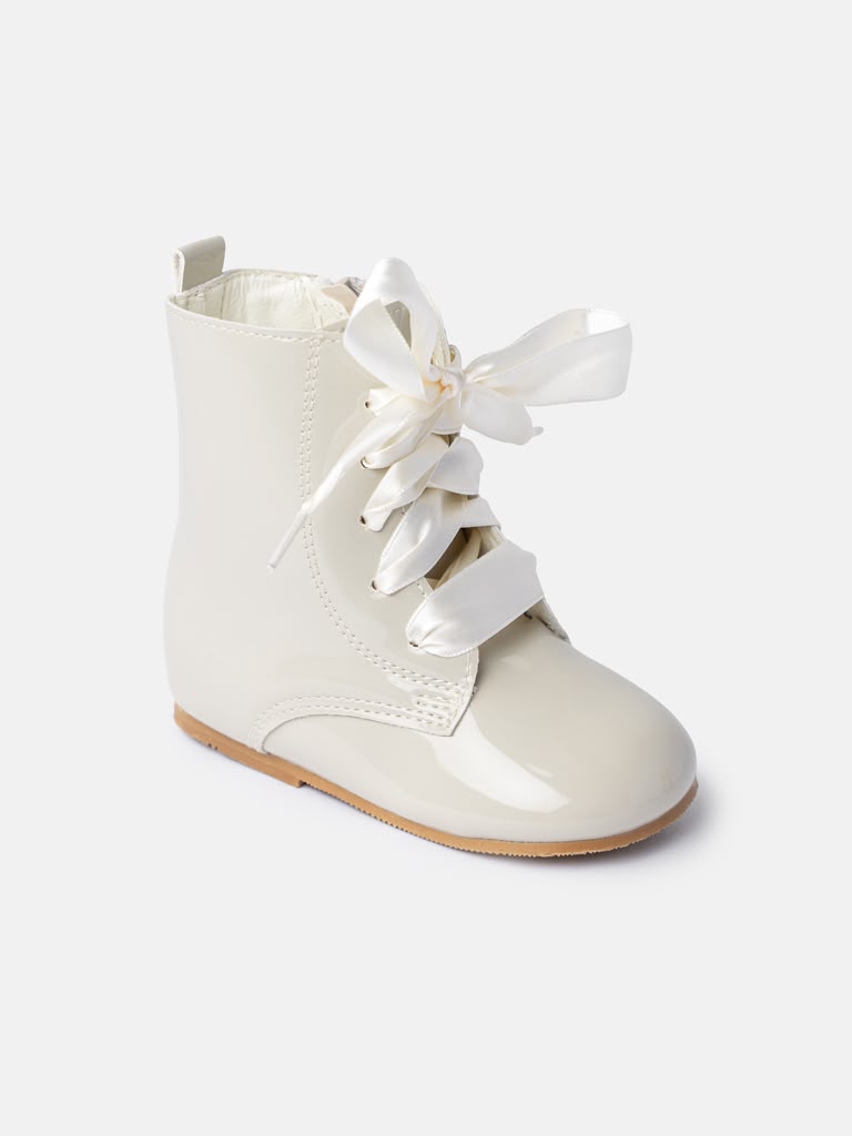 Biscuit Girls Spanish Leather Boots