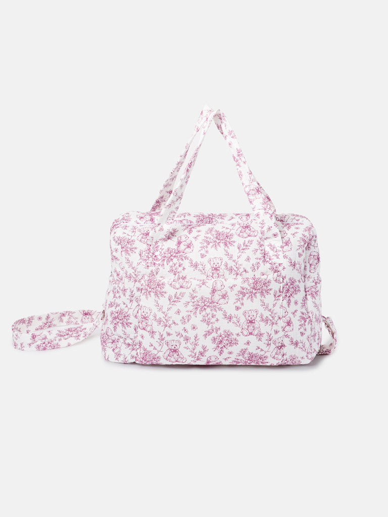 Cherry Red Teddybear Changing Bag