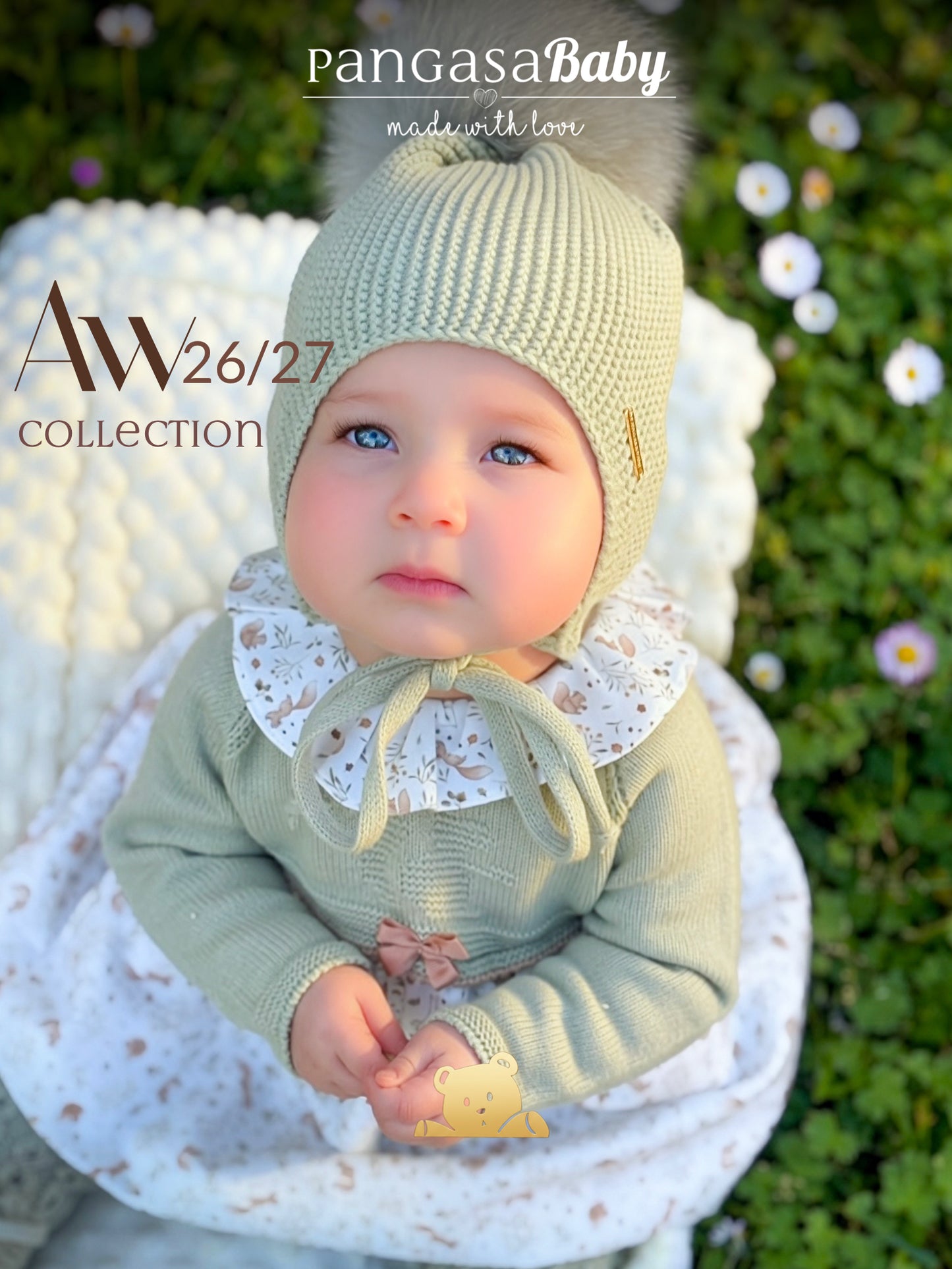 Pangasa Baby Ardilla Halfknit Dress & Knickers ~ AW26 Preorder