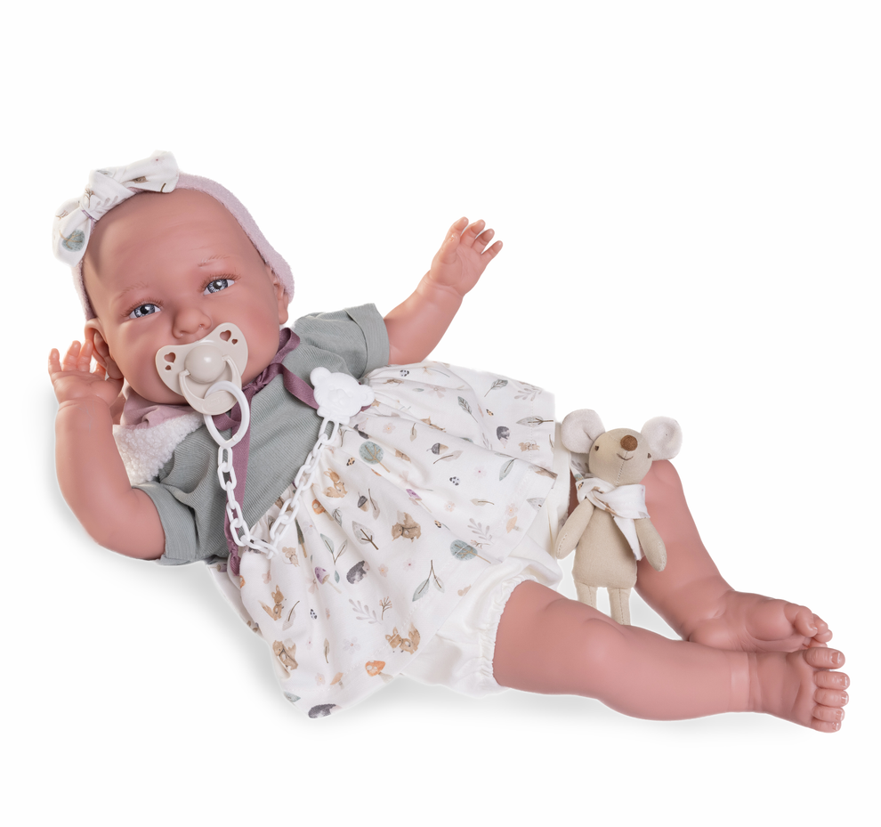 Antonio Juan Doll - Reborn Daniela with Plush Toy 52cm