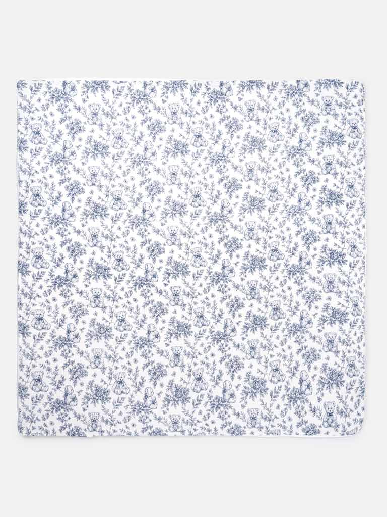 Baby Boys Blue Teddy Blanket
