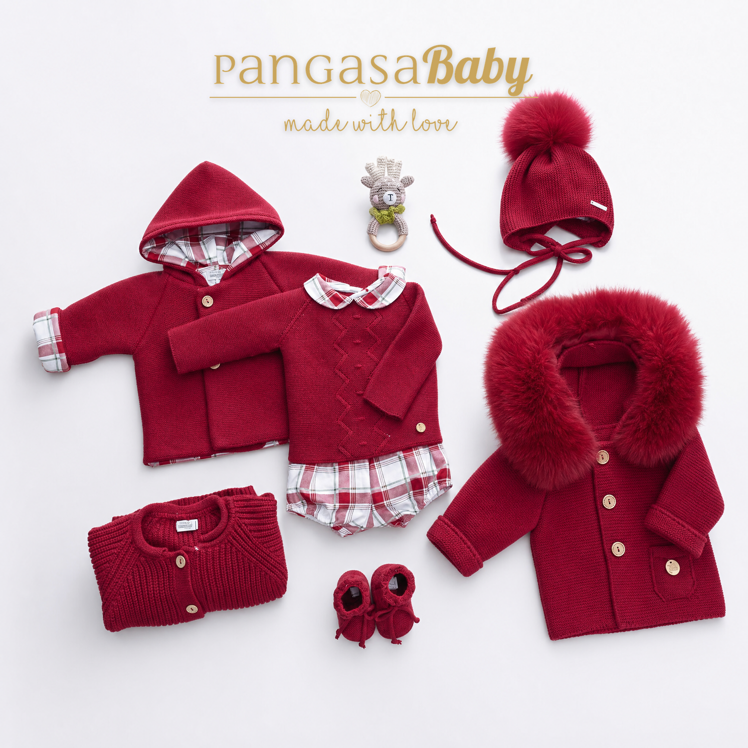 Pangasa Baby AW26 Cherry Red Collection