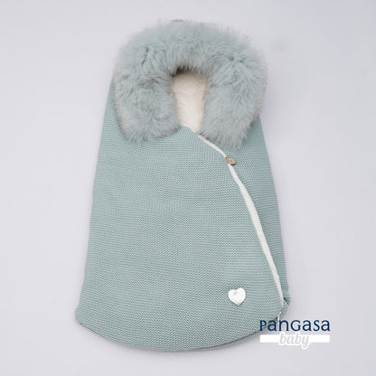 Pangasa Powder Green Luxury Fur Collection - Preorder