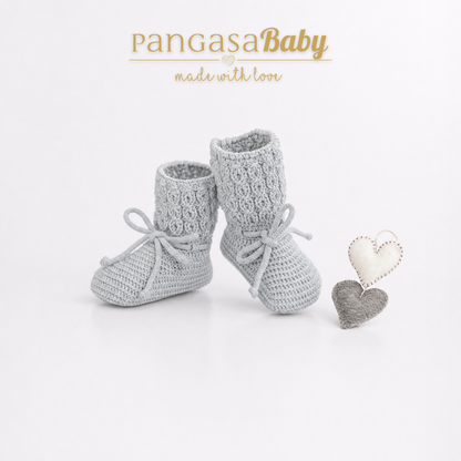 Pangasa Baby Cable Knitted Booties 14 Colours ~ AW26 Preorder