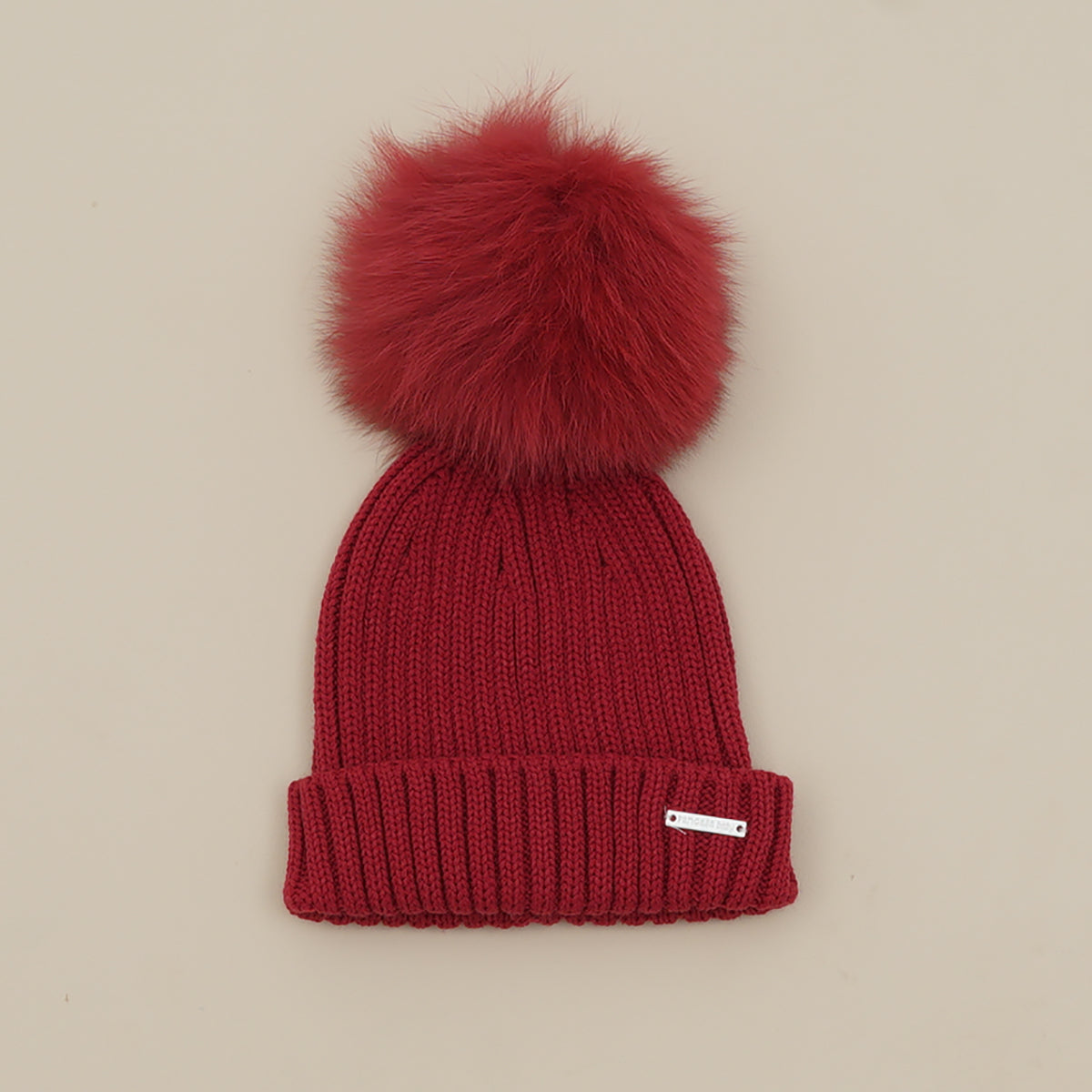 Pangasa Baby Faux Pom Ribbed Hat - 14 Colours - Preorder