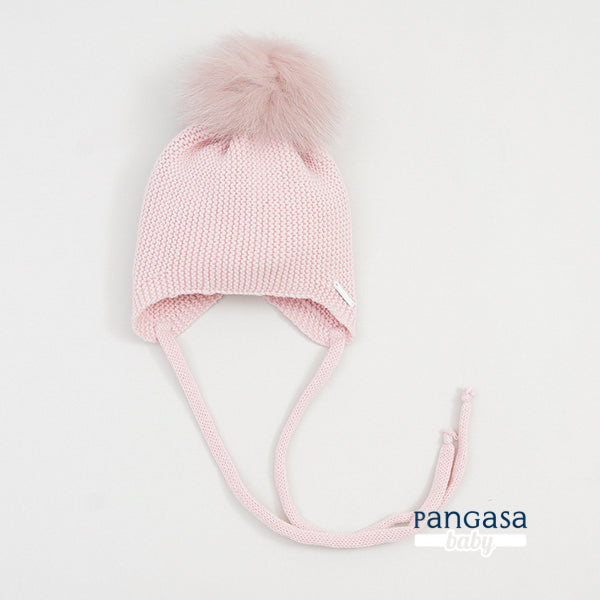 Pangasa Baby Faux Pom String Tie Hat - 14 Colours - Preorder