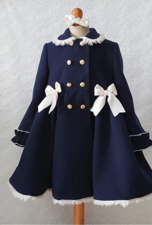 Sonata Navy Clara Coat AW (Made to order)
