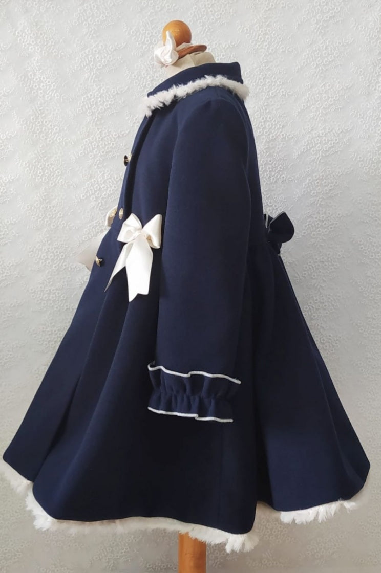 Sonata Navy Clara Coat AW (Made to order)