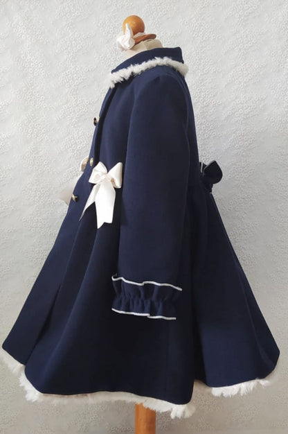 Sonata Navy Clara Coat AW (Made to order)