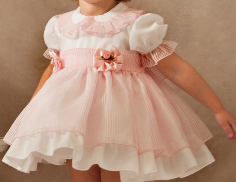 Sonata Pink Organza VE21-06 Dress (Made to order)