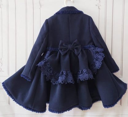Sonata Emily Navy Coat AW (Made to order)