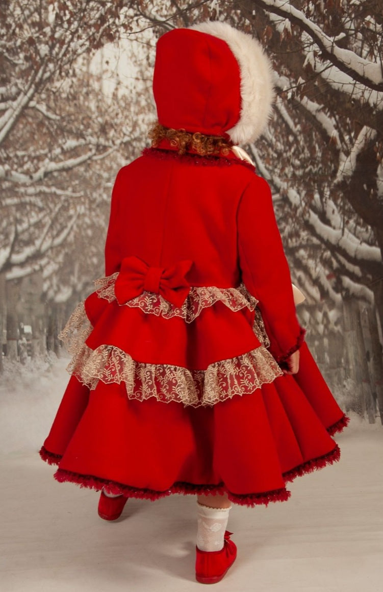 Sonata Lisette Red Coat (Made to order)