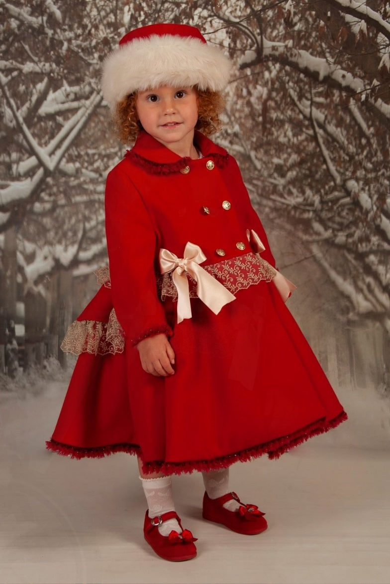 Sonata Lisette Red Coat (Made to order)