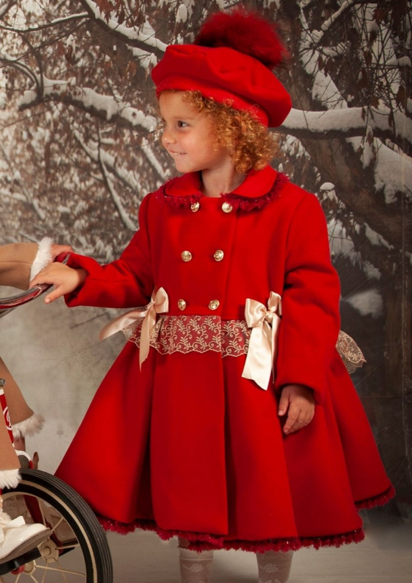 Sonata Lisette Red Coat (Made to order)