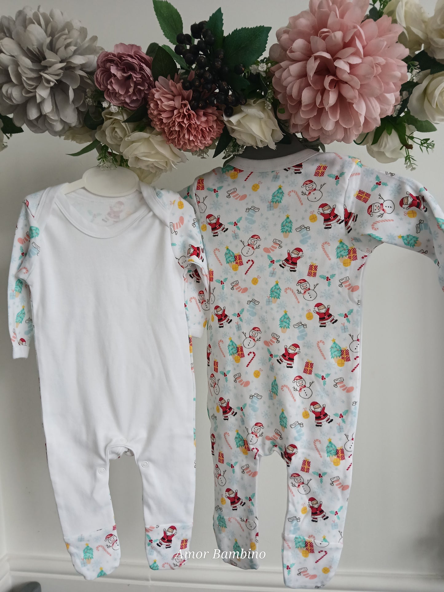Personalised Winter Wonderland Babygrow