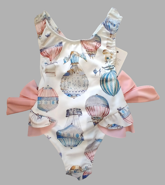 Girls Hot Air Balloon Swimming costume