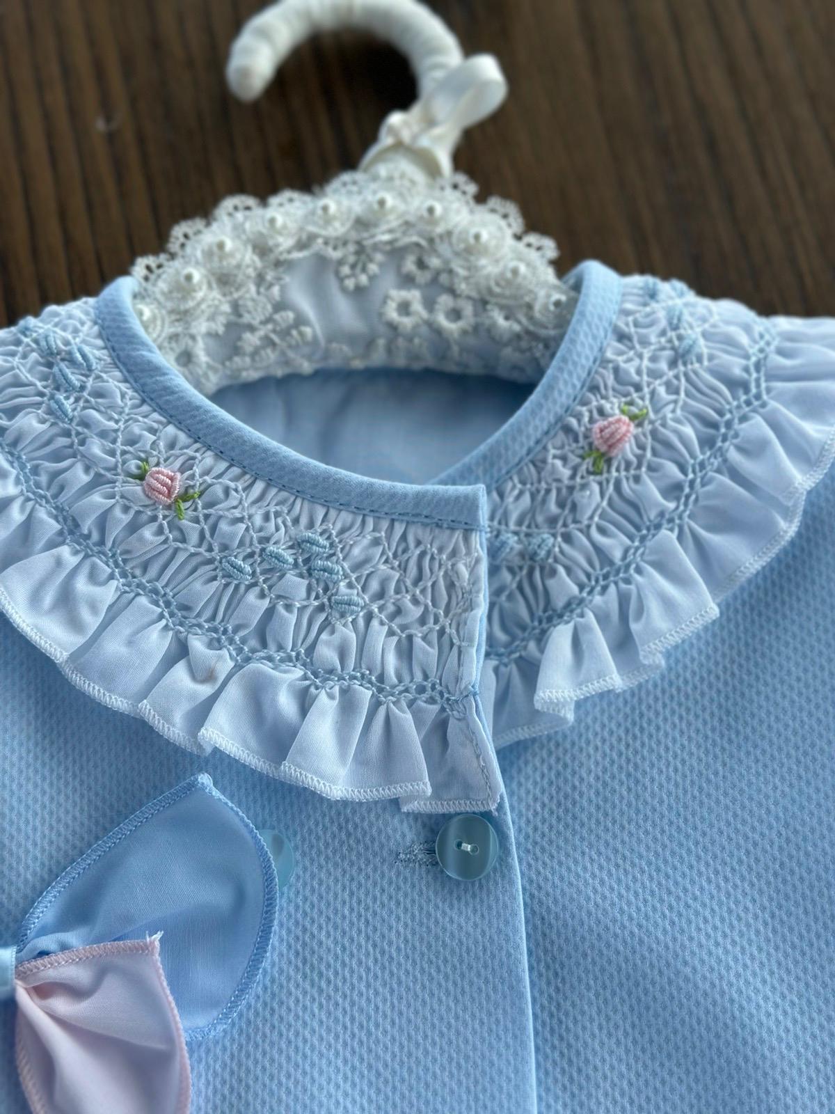 A-line Handsmocked Collar Dress (Made to order)