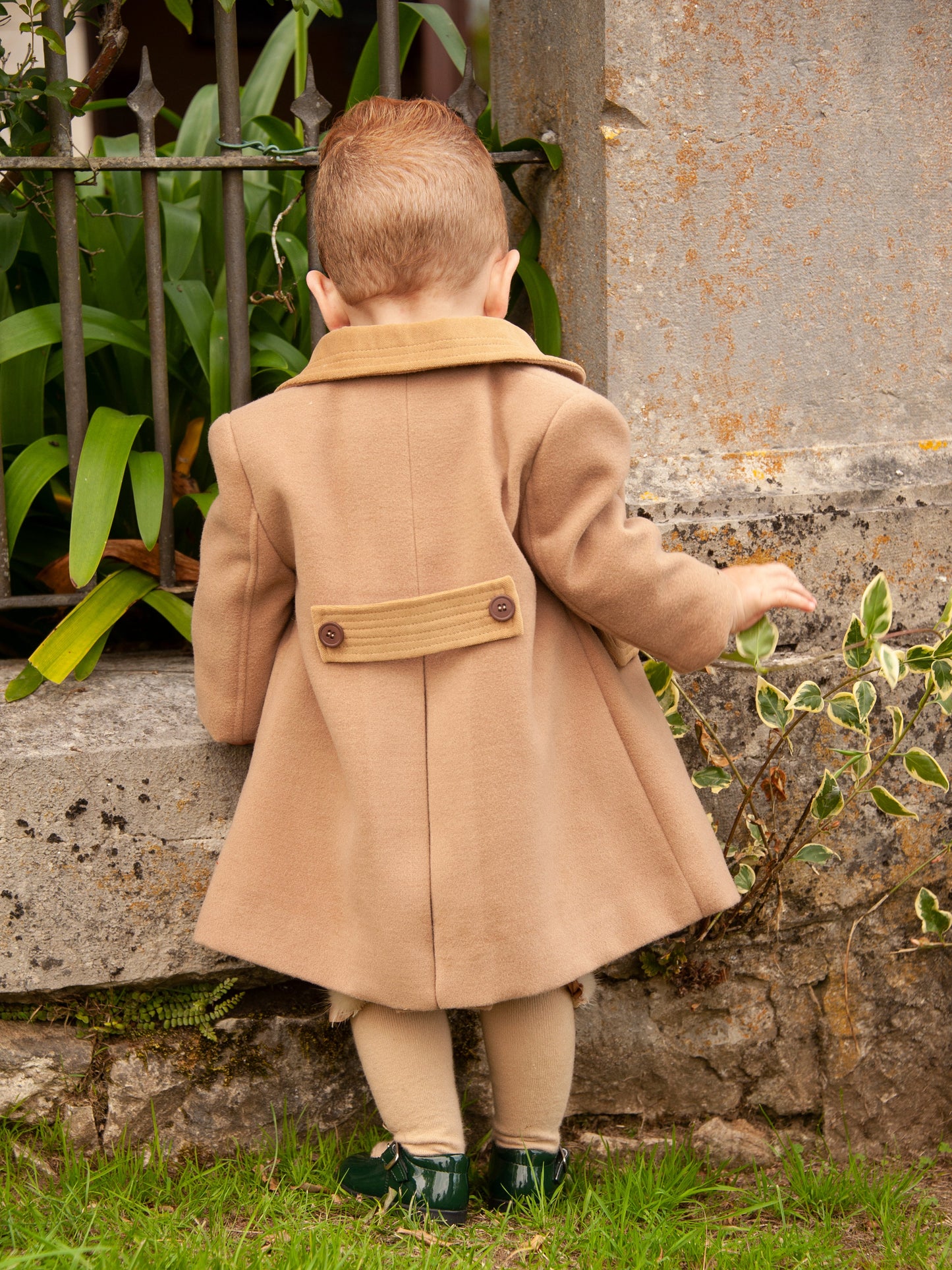 Sonata Classic Style Boys Camel Coat AW (Made to order)