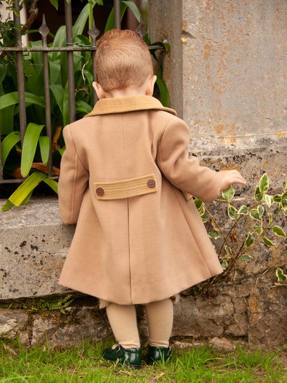 Sonata Classic Style Boys Camel Coat AW (Made to order)