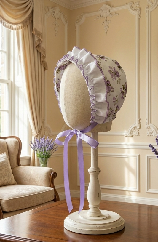 Lilac Handmade Girls Sonata Bonnet SS26 (Made to order)