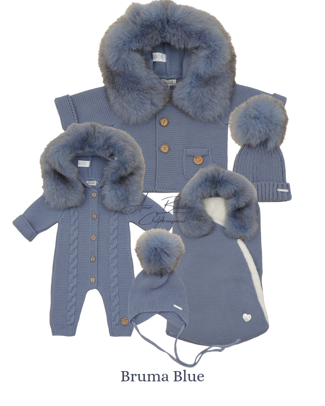 Pangasa Bruma Blue Luxury Fur Collection - Preorder
