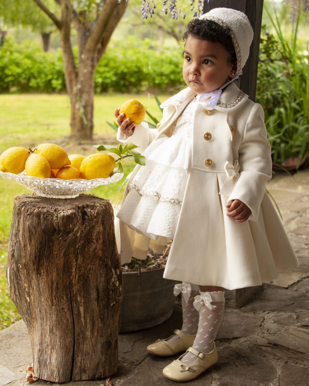 Cream Handmade Traditional Sonata Coat AW (Made to order)
