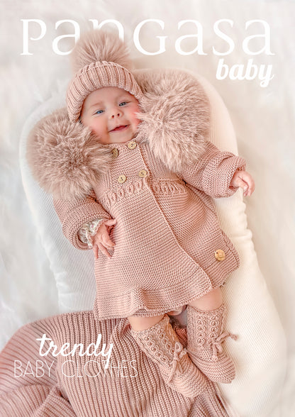Pangasa Baby Vintage Pink Faux Jacket - Preorder