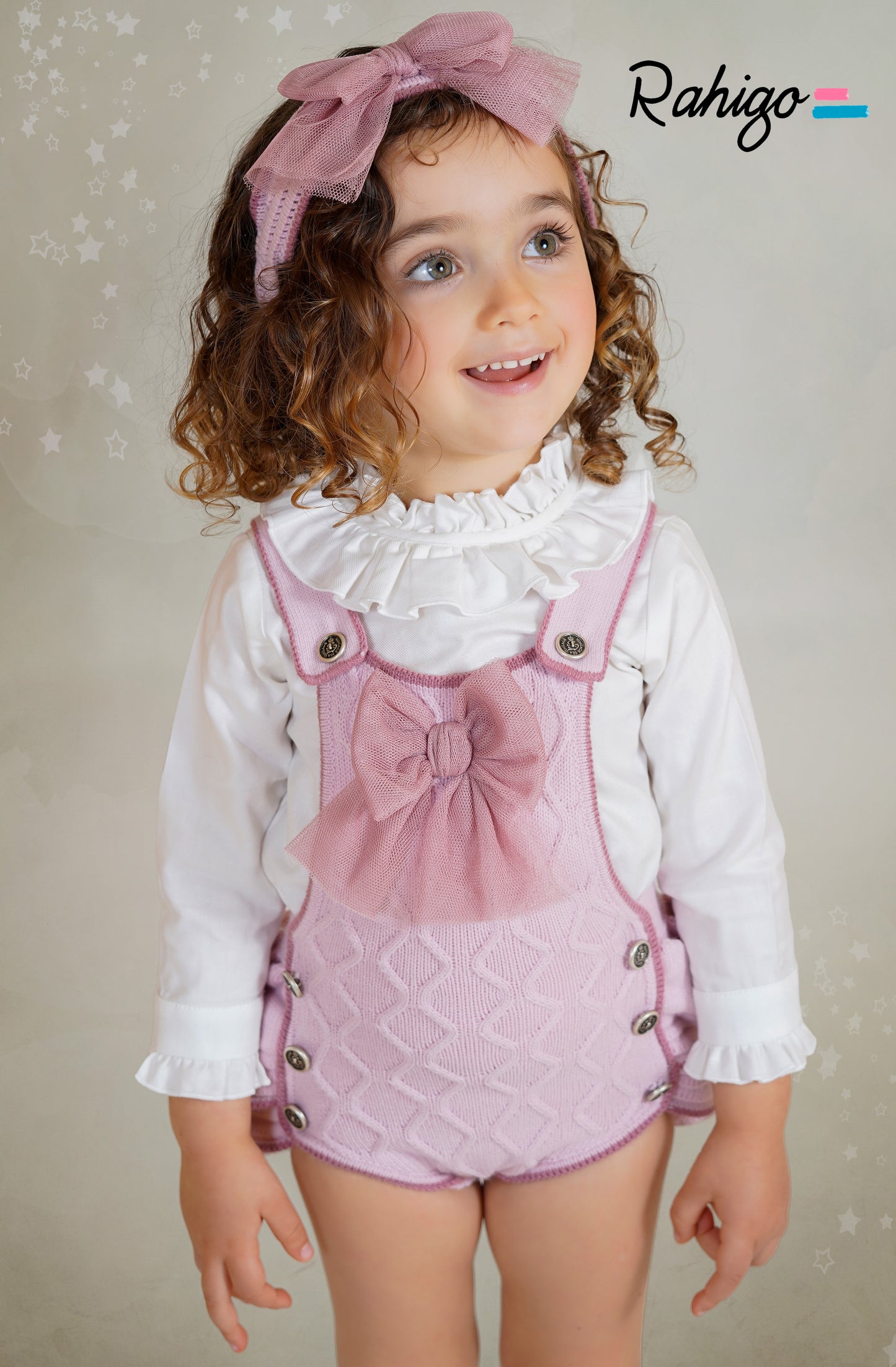 Baby Girls Rahigo Dusky Pink Romper & Jumper 12 months