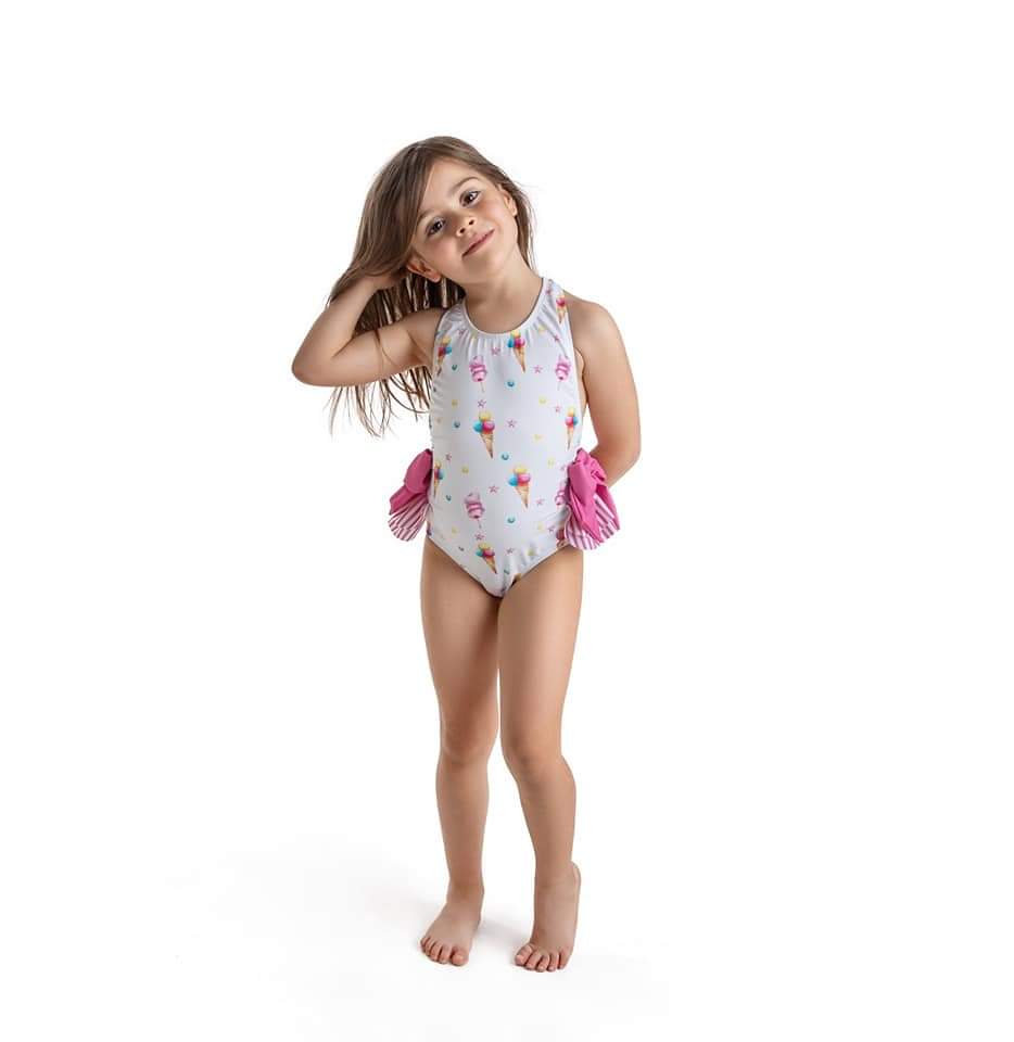 New In Meia Pata Girls Seashell Bubbly Shorts & T-shirt SS26
