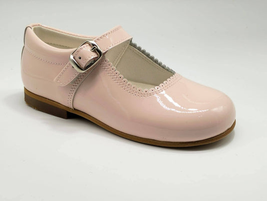 Amor Bambino Pink Mary Jane Girls Leather Patent Shoes (In Stock)