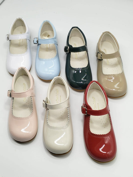 Amor Bambino Mary Jane Girls Leather Patent Shoes (In Stock)