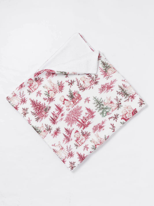 Baby Christmas Print Blanket