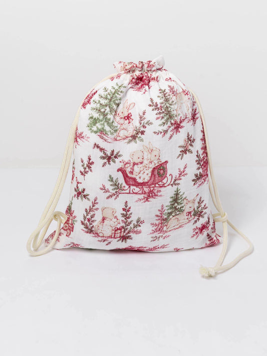 Baby Christmas Print Sack