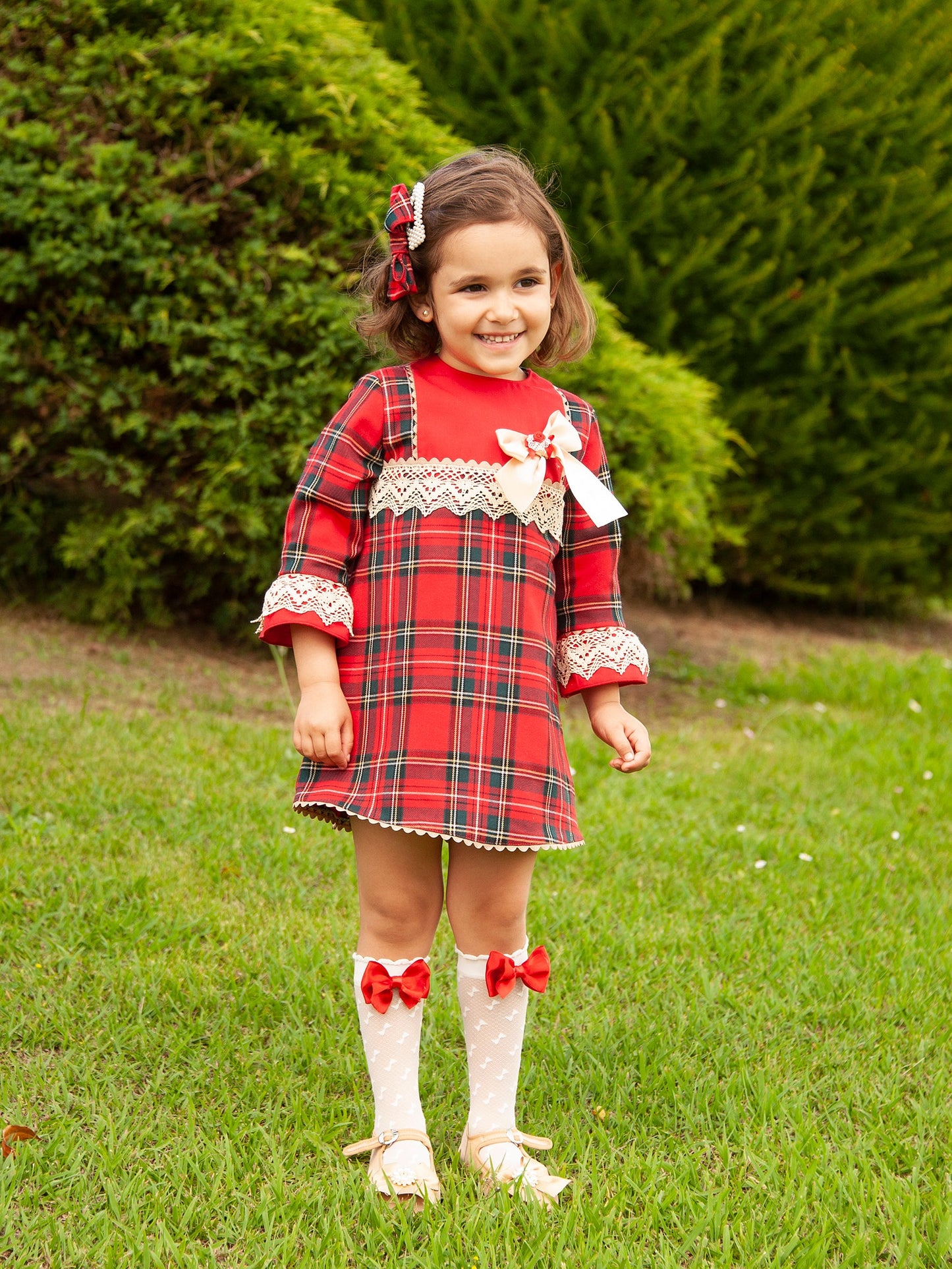 Sonata Tartan A-Line dress AW (Made to order)